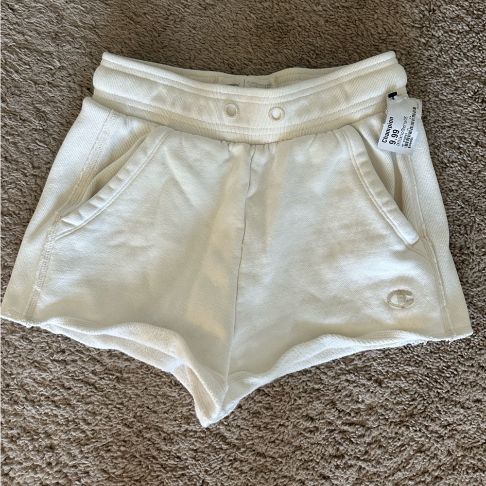 White Champion Shorts